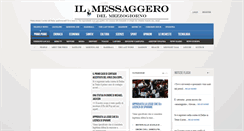 Desktop Screenshot of ilmessaggerodelmezzogiorno.it